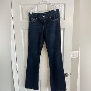 White House back market size 8L bootcut embellished jeans